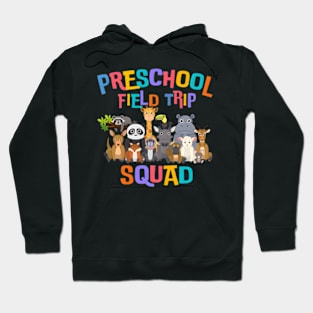 Pre-K Preschool Field Day Trip Squad 2024 Zoo Animal Hoodie